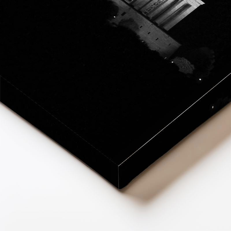 Dikey Kanvas Tablo Anıtkabir Karanlık Silüet Atatürk Tablosu Ev Ofis Duvar Dekoru