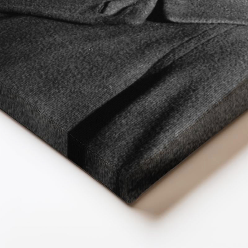 Dikey Kanvas Tablo Atatürk Kasketli Askeri Bakış Atatürk Tablosu Ev Ofis Duvar Dekoru