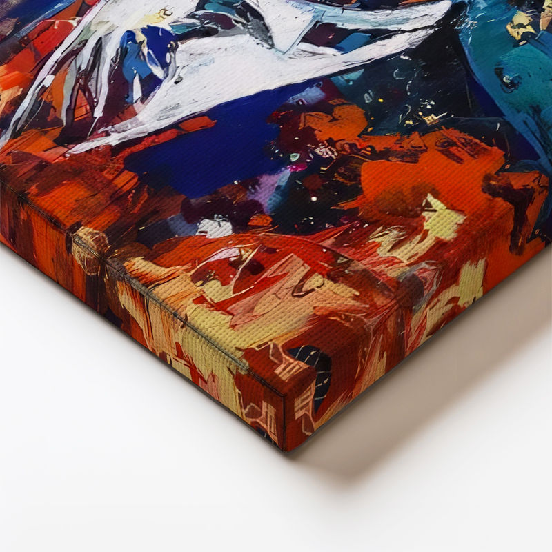 Dikey Kanvas Tablo Atatürk Modern Sanat Soyut Portre Atatürk Tablosu Ev Ofis Duvar Dekoru