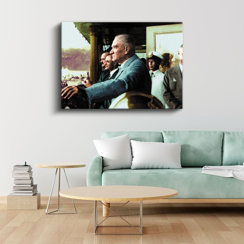 Atatürk ve Liderlik - Devlet Yönetiminde Kanvas Tablo