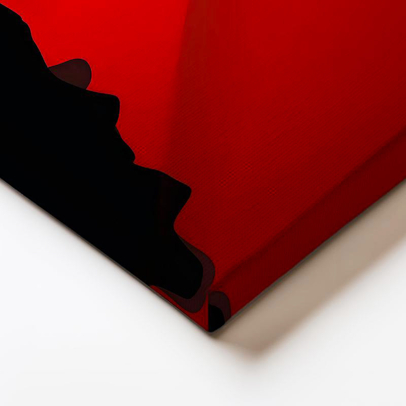 Yatay Kanvas Tablo Atatürk Kocatepe Grafik Silüet Atatürk Tablosu Ev Ofis Duvar Dekoru