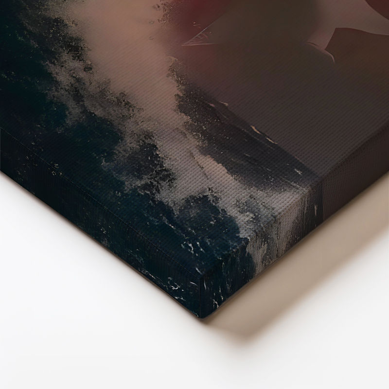 Yatay Kanvas Tablo Atatürk Deniz Ve Bayrak Temalı Atatürk Tablosu Ev Ofis Duvar Dekoru