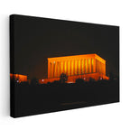 Yatay Kanvas Tablo Anıtkabir Dış Mimari Atatürk Tablosu Ev Ofis Duvar Dekoru