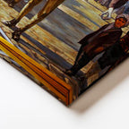 Yatay Kanvas Tablo Atatürk İzmir Girişi Atatürk Tablosu Ev Ofis Duvar Dekoru