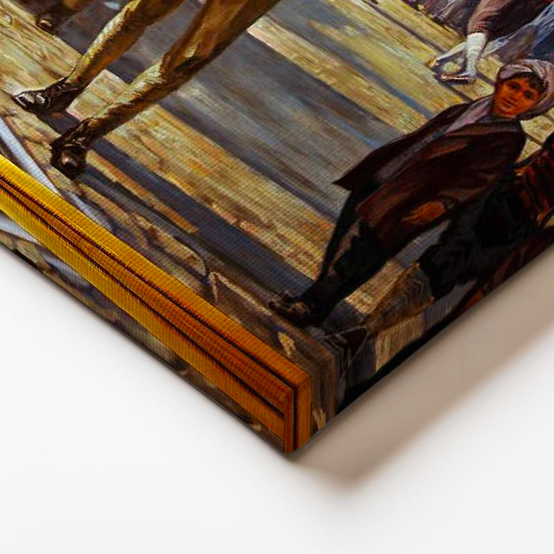 Yatay Kanvas Tablo Atatürk İzmir Girişi Atatürk Tablosu Ev Ofis Duvar Dekoru