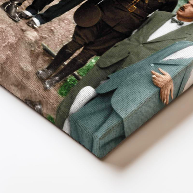 Yatay Kanvas Tablo Atatürk Doğa Yürüyüşü Atatürk Tablosu Ev Ofis Duvar Dekoru