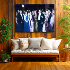 Yatay Kanvas Tablo Atatürk Smokinli Davet Atatürk Tablosu Ev Ofis Duvar Dekoru