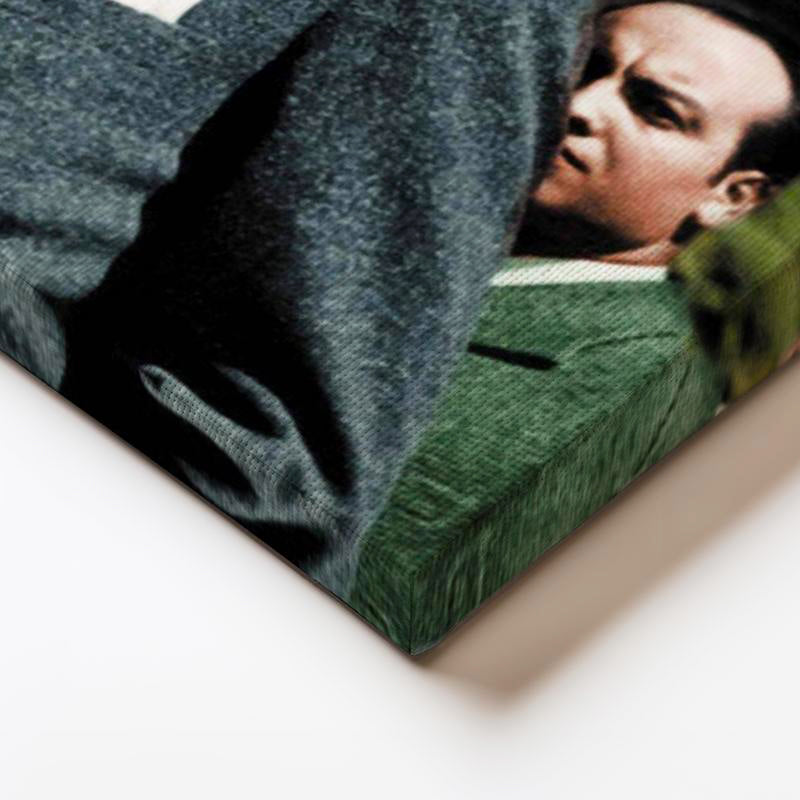 Yatay Kanvas Tablo Atatürk Renkli Yan Profil Atatürk Tablosu Ev Ofis Duvar Dekoru