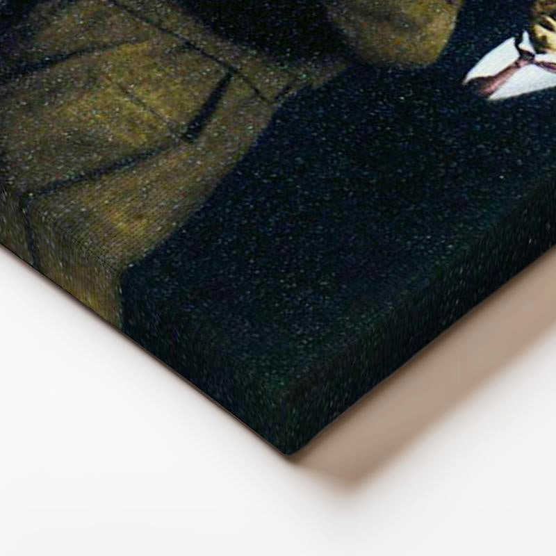 Yatay Kanvas Tablo Atatürk Coşkulu Selamlaşma Atatürk Tablosu Ev Ofis Duvar Dekoru