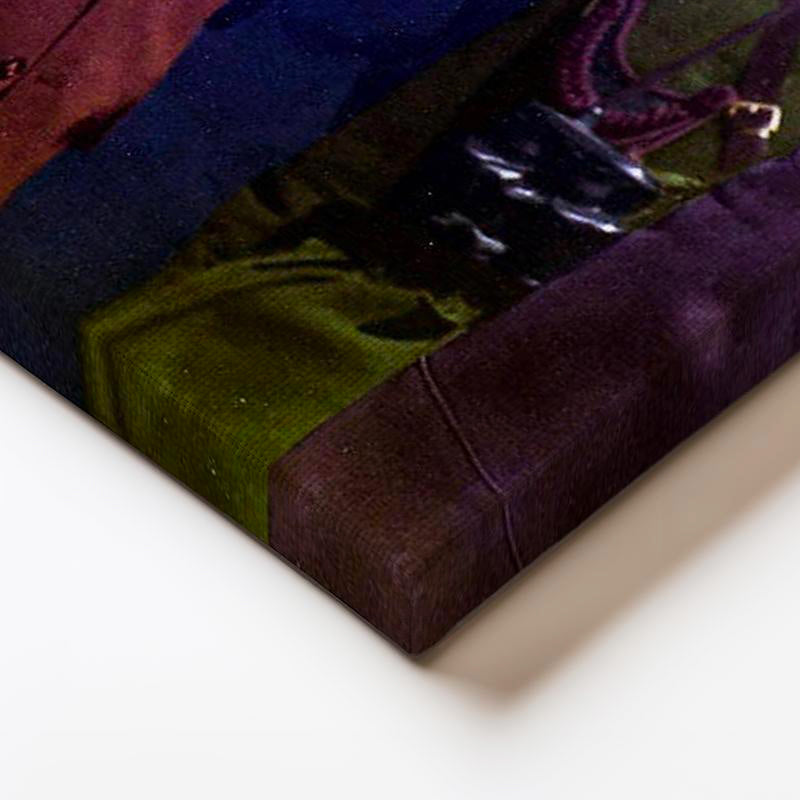 Yatay Kanvas Tablo Atatürk Gözlüklü Ve Kasketli Atatürk Tablosu Ev Ofis Duvar Dekoru