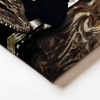 Yatay Kanvas Tablo Atatürk Yemek Masası Atatürk Tablosu Ev Ofis Duvar Dekoru