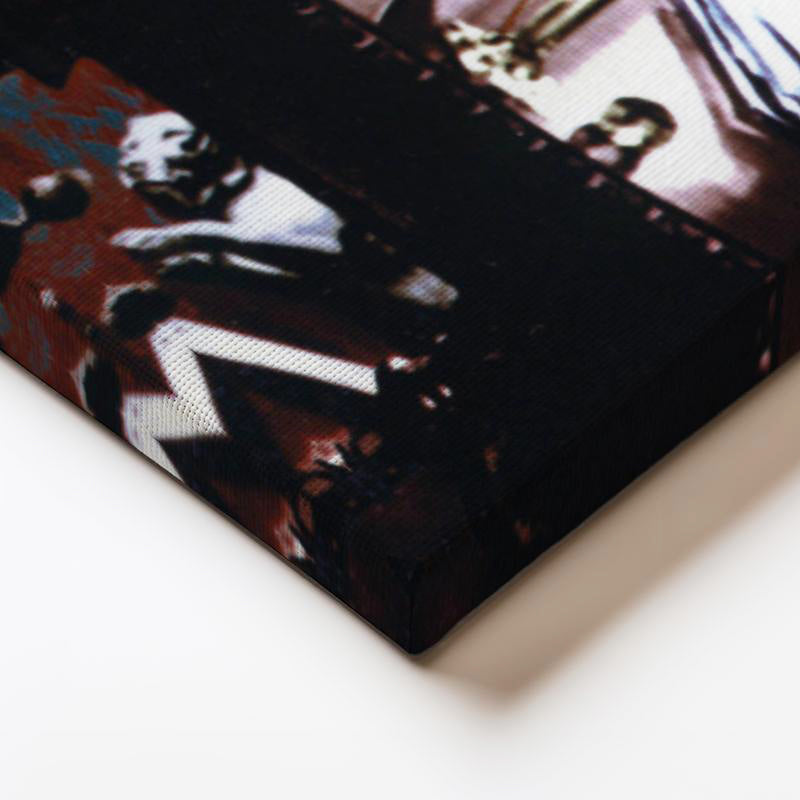 Yatay Kanvas Tablo Atatürk Çalışma Odası Kitaplık Atatürk Tablosu Ev Ofis Duvar Dekoru