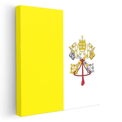 Vatikan Bayrağı - Kanvas Tablo