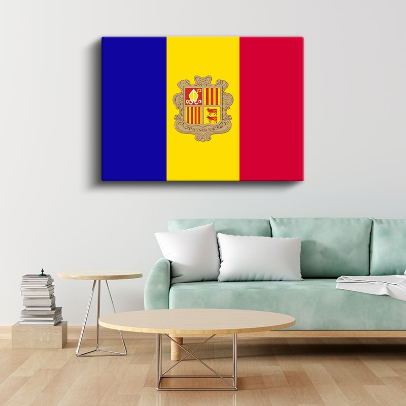 Moldova Bayrağı - Kanvas Tablo