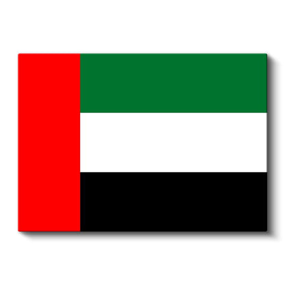 Birleşik Arap Emirlikleri Bayrağı - Kanvas Tablo