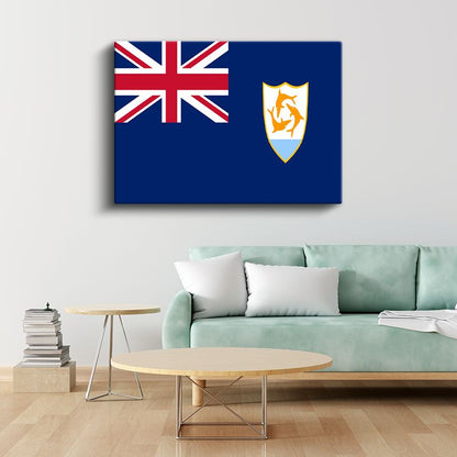 Anguilla Bayrağı - Kanvas Tablo