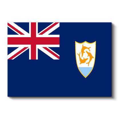 Anguilla Bayrağı - Kanvas Tablo