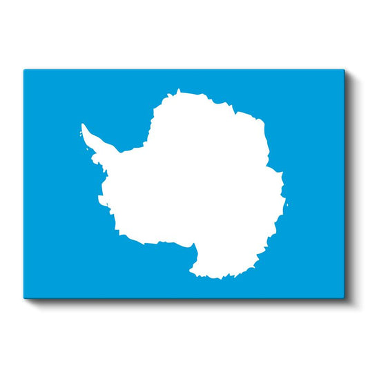 Antarktika Bayrağı - Kanvas Tablo