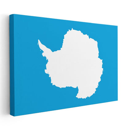 Antarktika Bayrağı - Kanvas Tablo