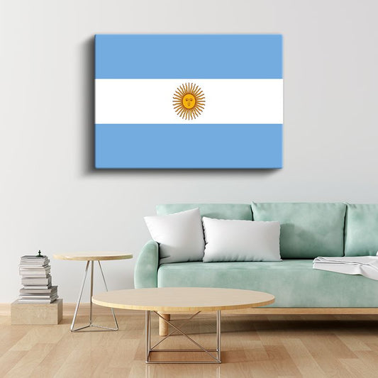 Arjantin Bayrağı - Kanvas Tablo