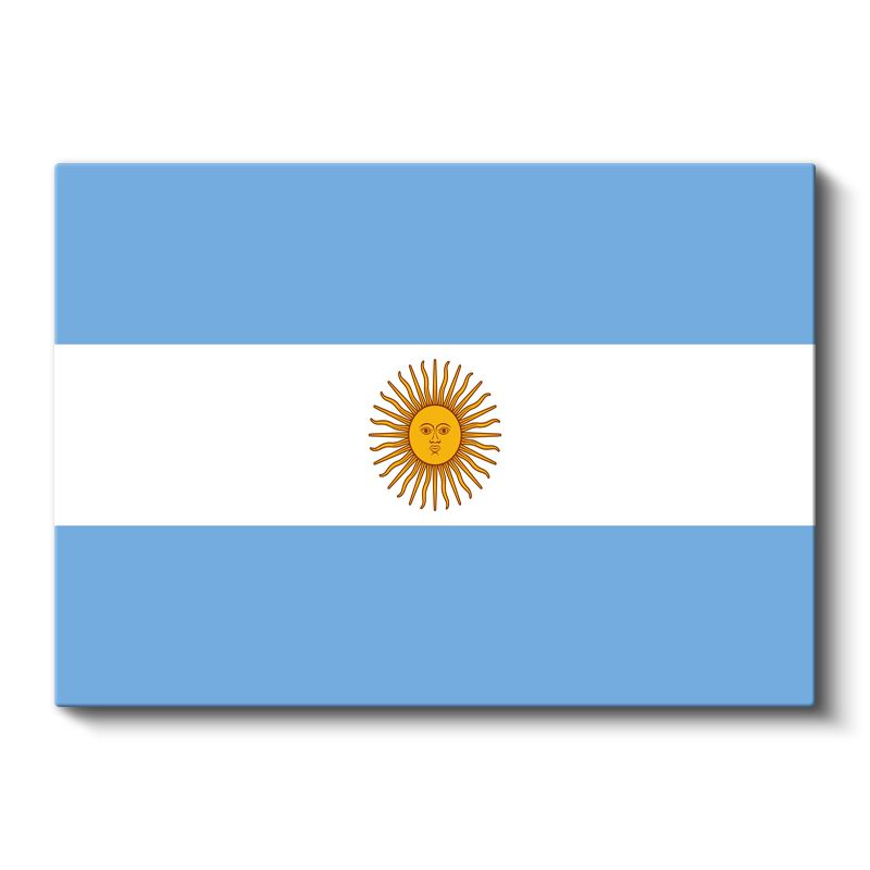 Arjantin Bayrağı - Kanvas Tablo