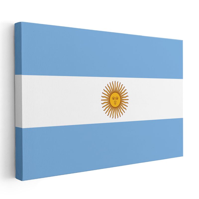 Arjantin Bayrağı - Kanvas Tablo