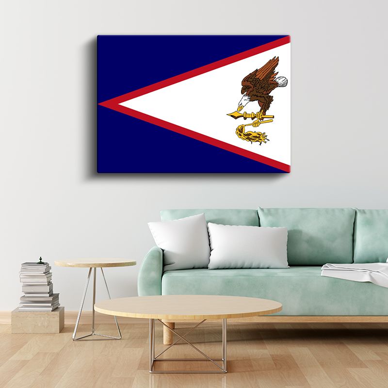 Amerikan Samoası Bayrağı - Kanvas Tablo