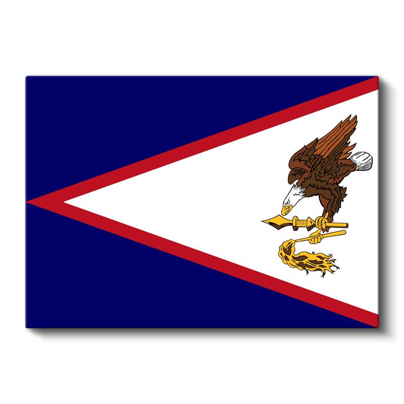 Amerikan Samoası Bayrağı - Kanvas Tablo