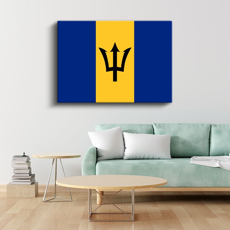 Barbados Bayrağı - Kanvas Tablo