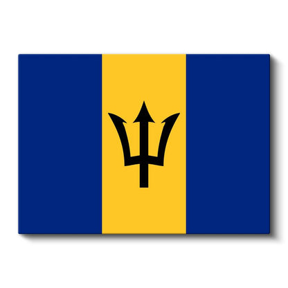 Barbados Bayrağı - Kanvas Tablo