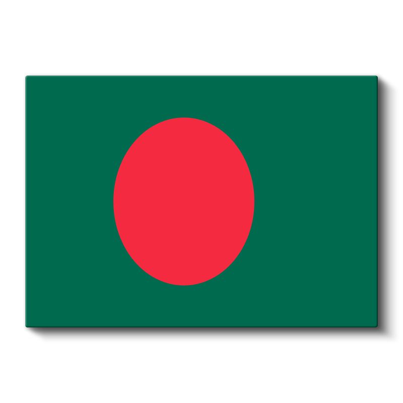 Bangladeş Bayrağı - Kanvas Tablo
