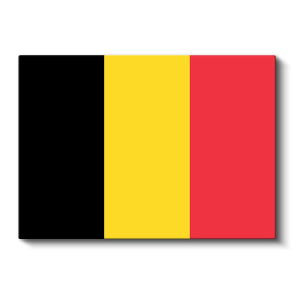Belçika Bayrağı - Kanvas Tablo