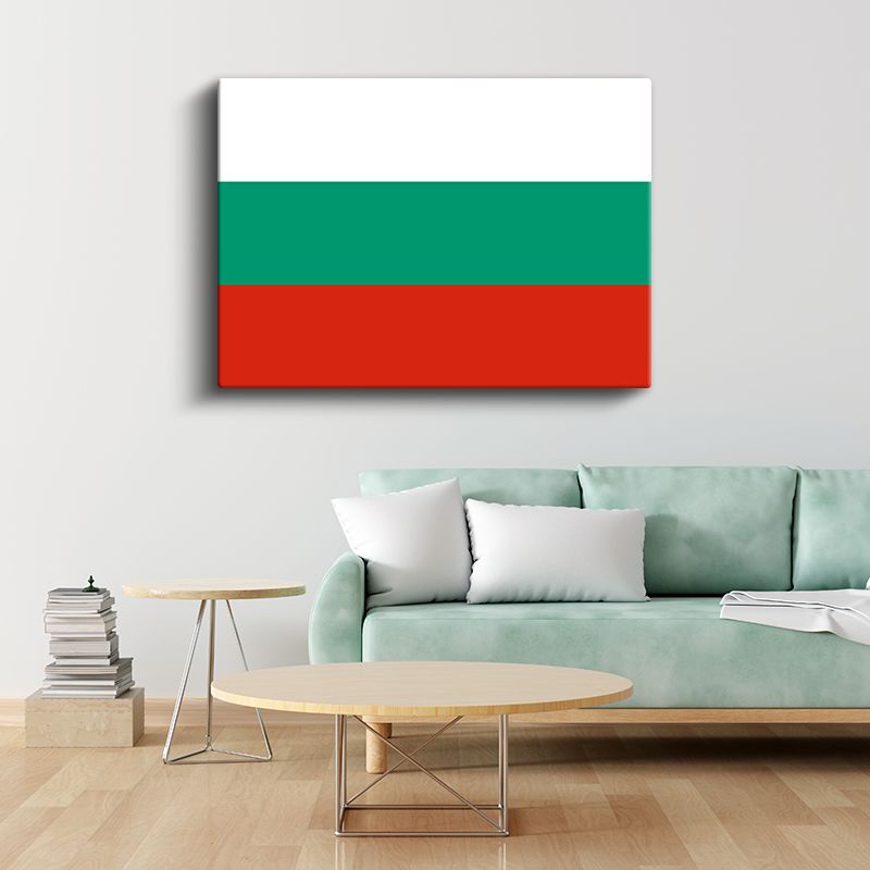 Bulgaristan Bayrağı - Kanvas Tablo