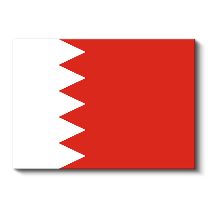 Bahreyn Bayrağı - Kanvas Tablo