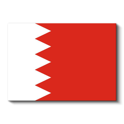 Bahreyn Bayrağı - Kanvas Tablo