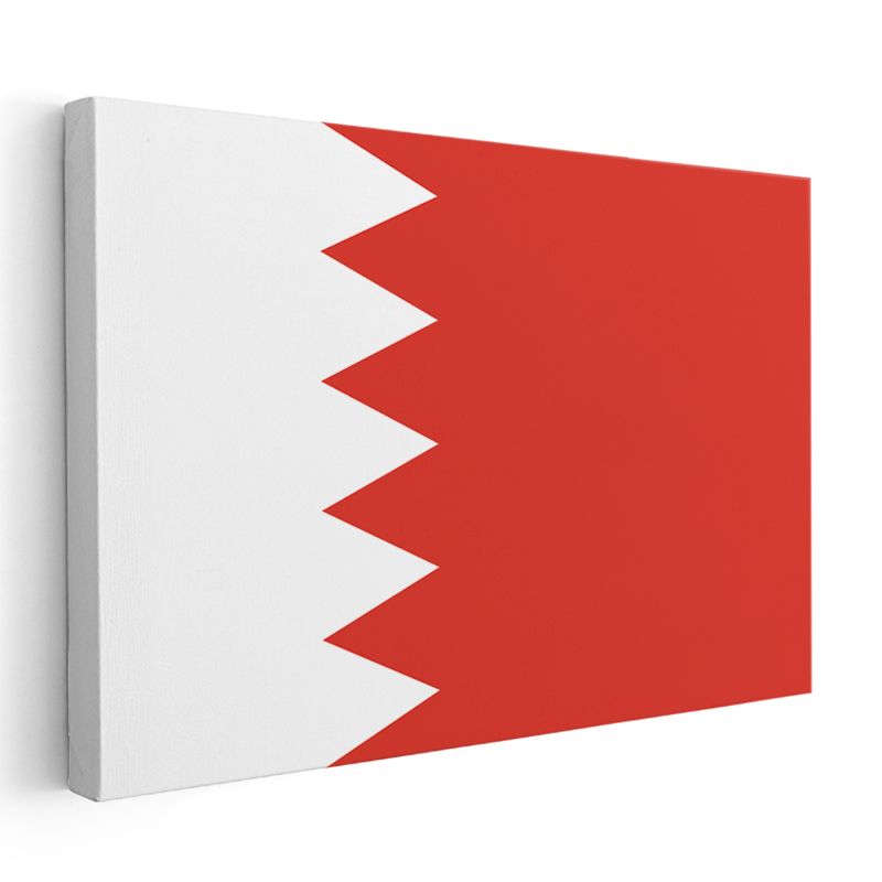 Bahreyn Bayrağı - Kanvas Tablo