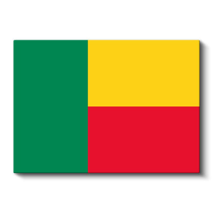 Benin Bayrağı - Kanvas Tablo