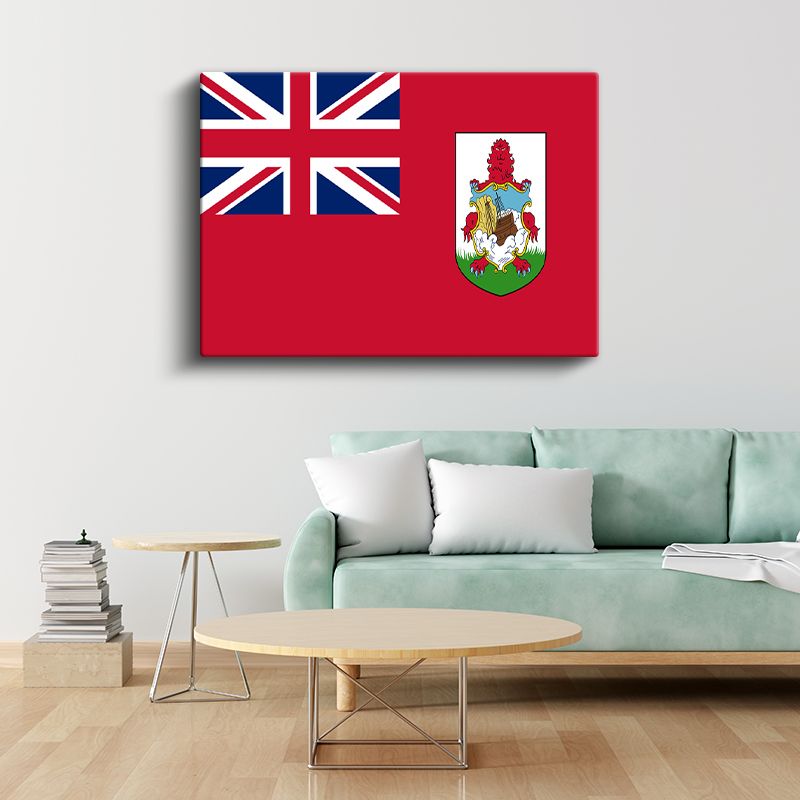 Bermuda Bayrağı - Kanvas Tablo