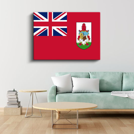Bermuda Bayrağı - Kanvas Tablo