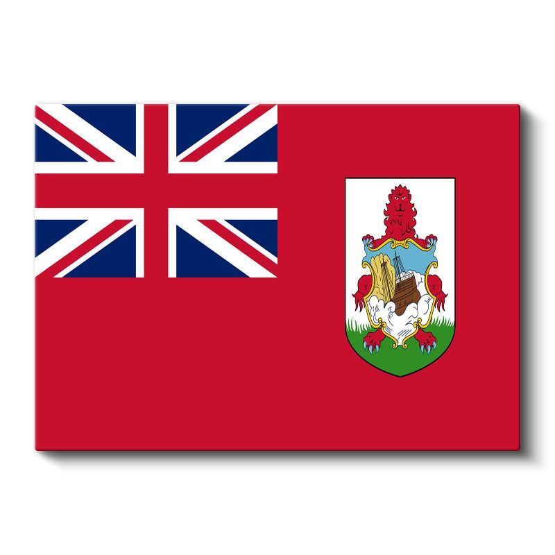 Bermuda Bayrağı - Kanvas Tablo