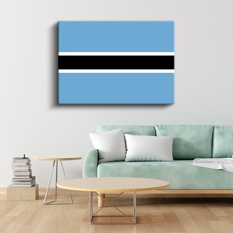 Belize Bayrağı - Kanvas Tablo