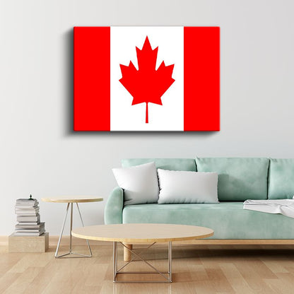 Kamerun Bayrağı - Kanvas Tablo