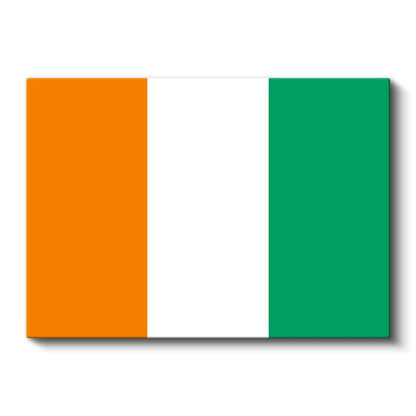 Fildişi Sahili Bayrağı - Kanvas Tablo