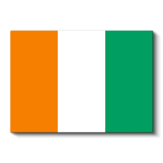 Fildişi Sahili Bayrağı - Kanvas Tablo