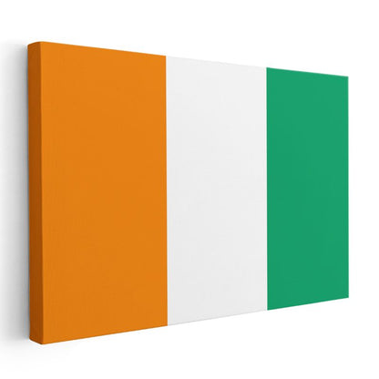 Fildişi Sahili Bayrağı - Kanvas Tablo