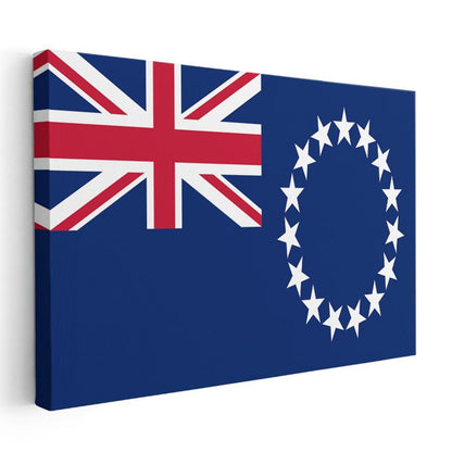 Cook Adaları Bayrağı - Kanvas Tablo