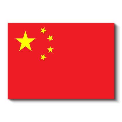 Çin Bayrağı - Kanvas Tablo
