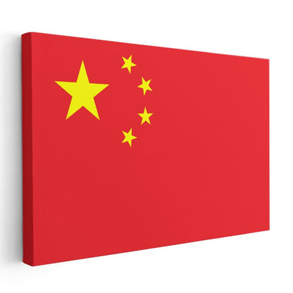 Çin Bayrağı - Kanvas Tablo