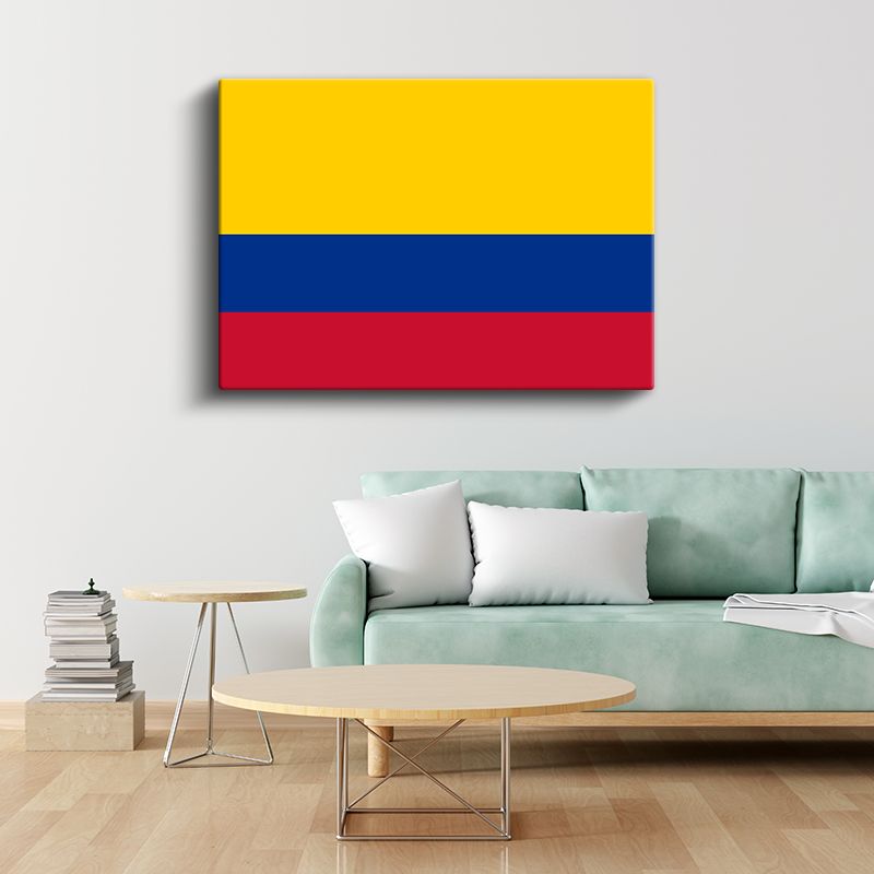 Kolombiya Bayrağı - Kanvas Tablo