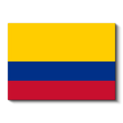 Kolombiya Bayrağı - Kanvas Tablo